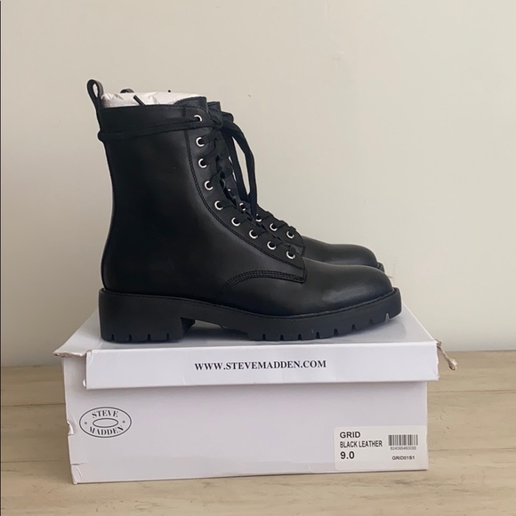 steve madden grid boots
